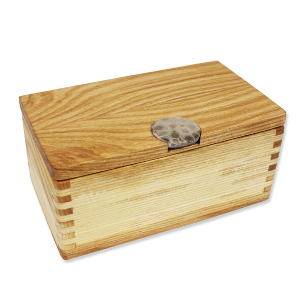 Wooden Petoskey Stone Box - A1