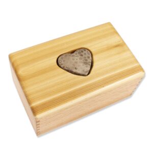 Petoskey Stone Heart Box - A