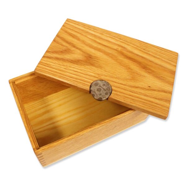 Wooden Petoskey Stone Box C3