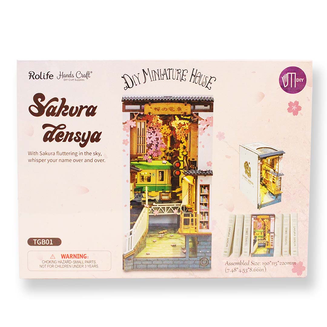 Mini Town DIY Sakura Densya Book
