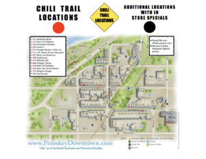 Petoskey Chili Trail Map