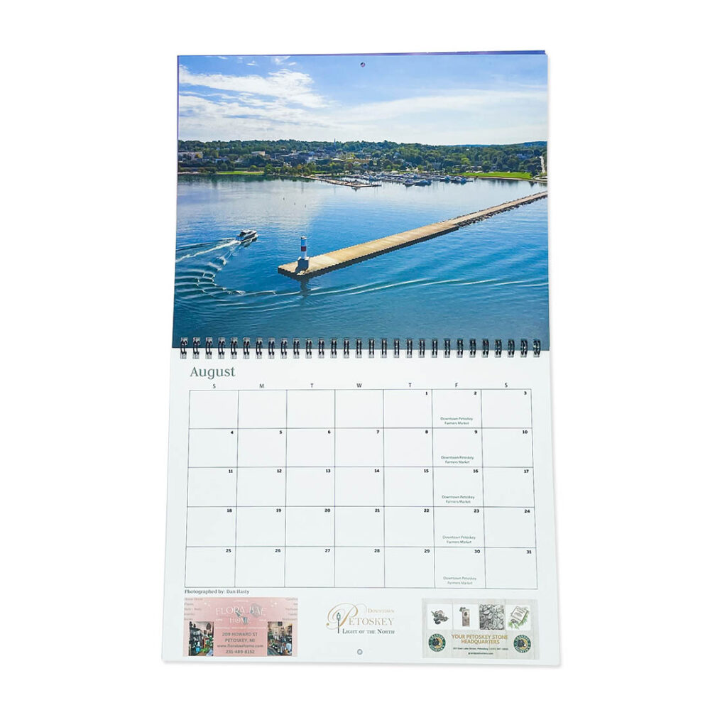 Downtown Petoskey Calendar 2024 Grandpa Shorter's Gifts