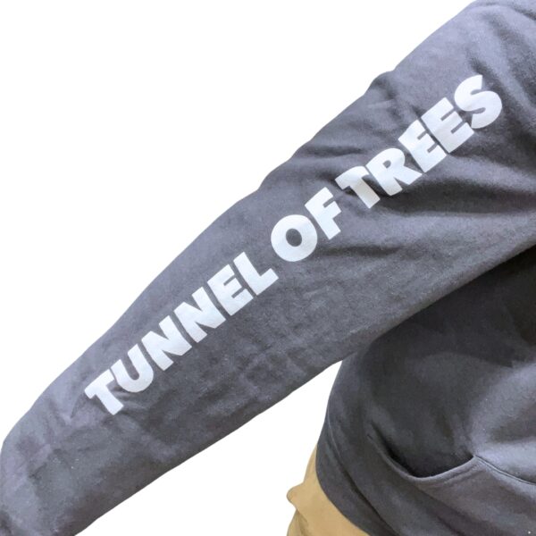 Charcoal Tunnel of Trees Hoodie 2