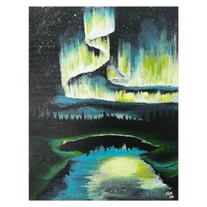 Northern Lights Painting Class
