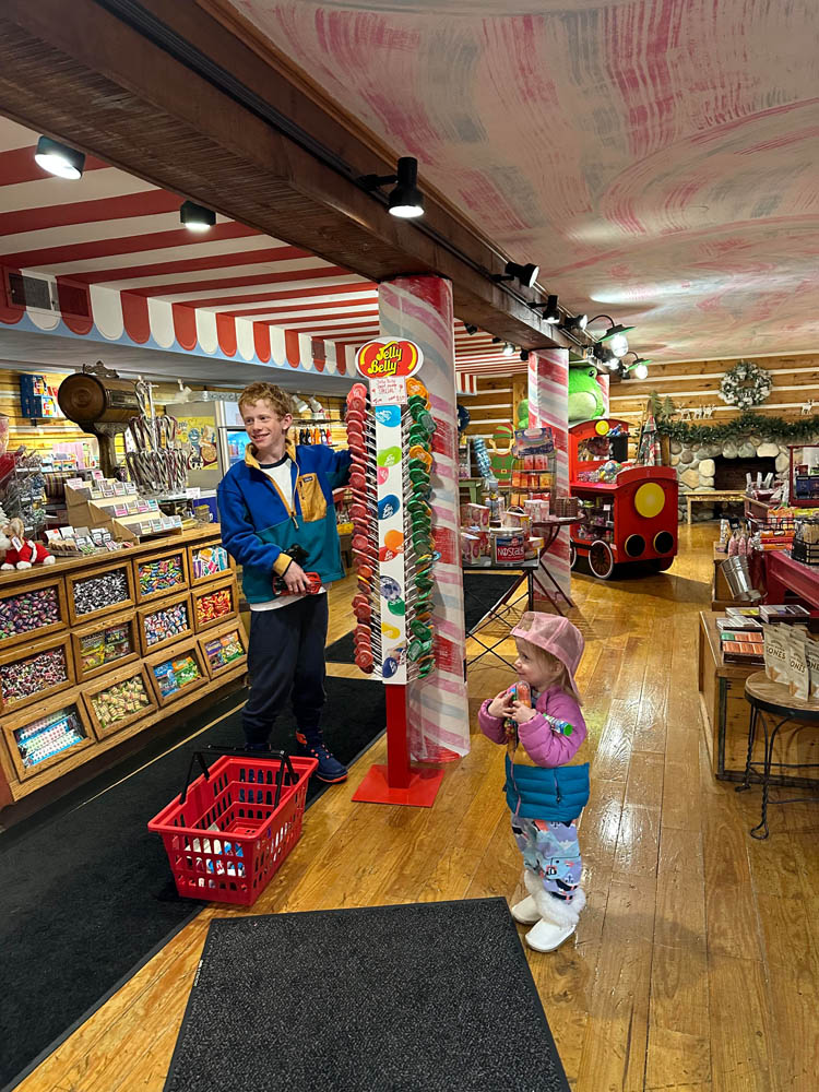 Inside the Candy Cabin