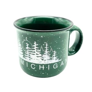 Michigan Campfire Mug - Green
