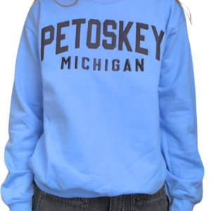 Petoskey Michigan crewneck sweatshirt