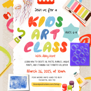 Abby Kent Kids Art Class Flyer