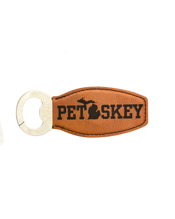 Petoskey Rawhide Bottle Opener Magnet