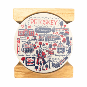 Petoskey Michigan Coaster Set