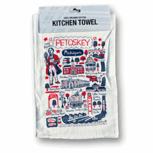 Petoskey Michigan Dish Towel