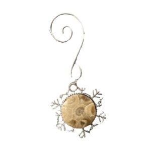Petoskey Stone Snowflake Ornament