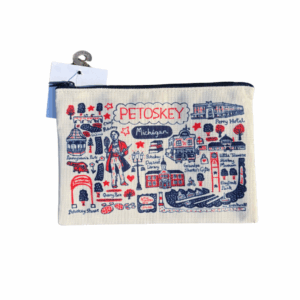 Petoskey Michigan Exclusive Zipper Pouch