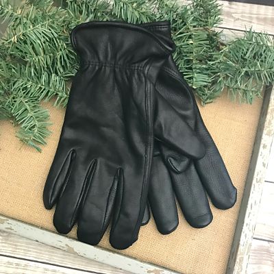 Men's Fleece Lined Deerskin Gloves - Grandpa Shorter's Gifts