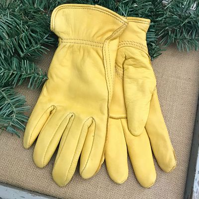 Women's Fleece Lined Deerskin Gloves - Grandpa Shorter's Gifts