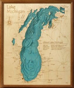 Lake Michigan 3D Depth Map - Grandpa Shorters