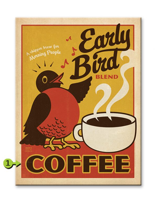 Early Bird Coffee Sign